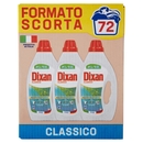 DIXAN Liquido Classico 3x24=72 Lavaggi 3 x 1.080 ml
